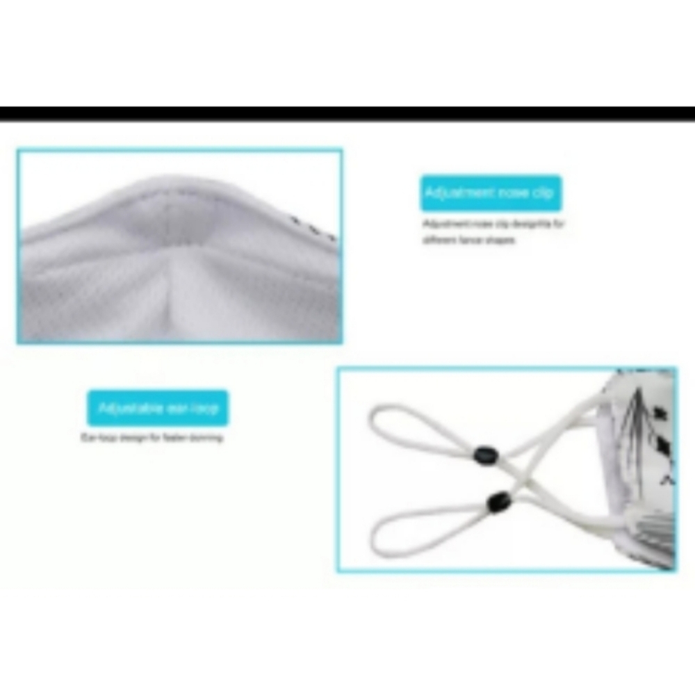 ⛑3/$25⛑Reuseable Mask W Breathing Valve PM2.5 Filt - Picture 7 of 7